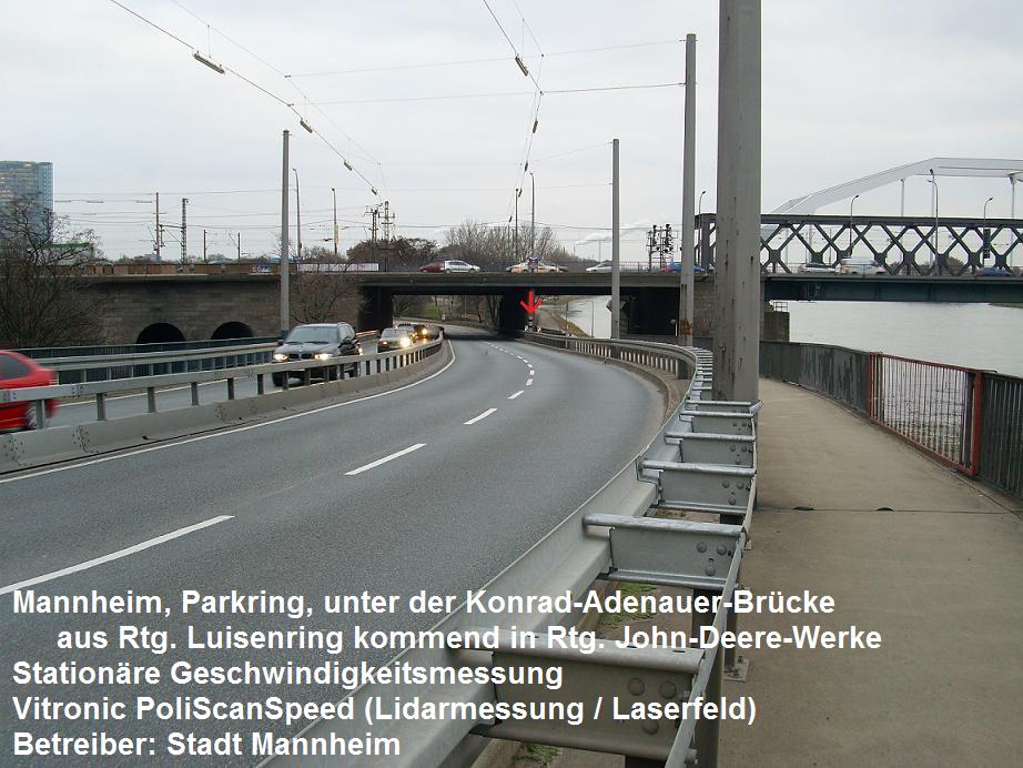Fotos vom Blitzer in Mannheim, B36 Parkring von mace 