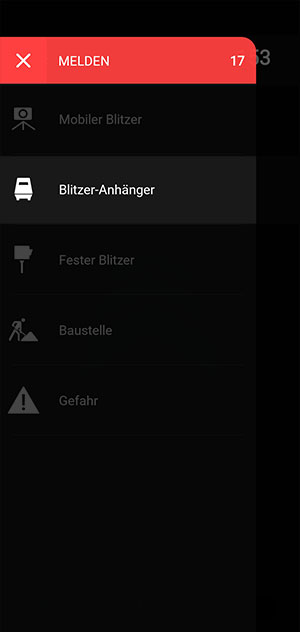 Blitzeranhänger melden